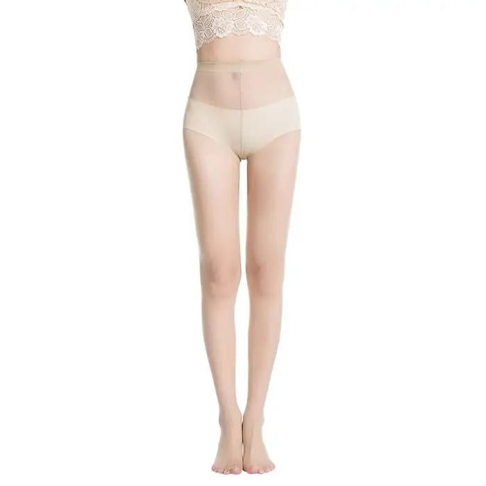 Ravisant lycra sheer pantyhose tights - One Size / Cream