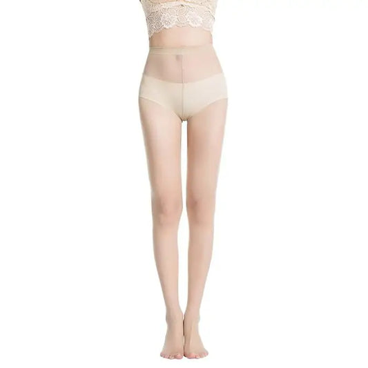 Ravisant lycra sheer pantyhose tights - One Size / Cream