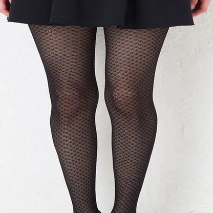 Fashion tights  15 denier diamond patterned Snazzyway