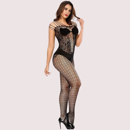 Seductive Charm Lace Bodystocking - Boldlior