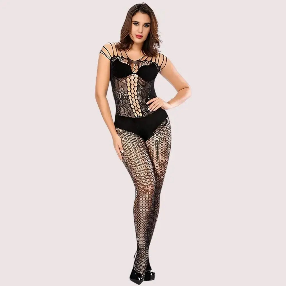 Seductive Charm Lace Bodystocking - Boldlior