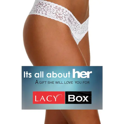 Seductive V Cut Lace Thong Underwear Subscription Box