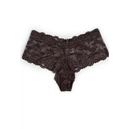 Sensual Brown Lace 2 Piece Panties - M / Brown