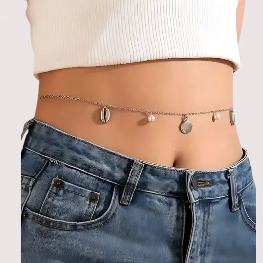 Sensuelle Forbidden Kiss Waist Chain - One Size