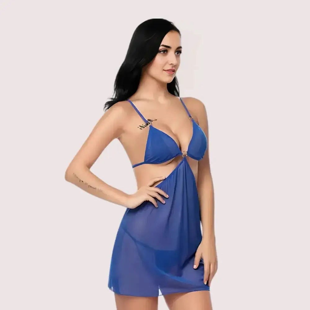 Sheer Babydoll Nightdress for Women