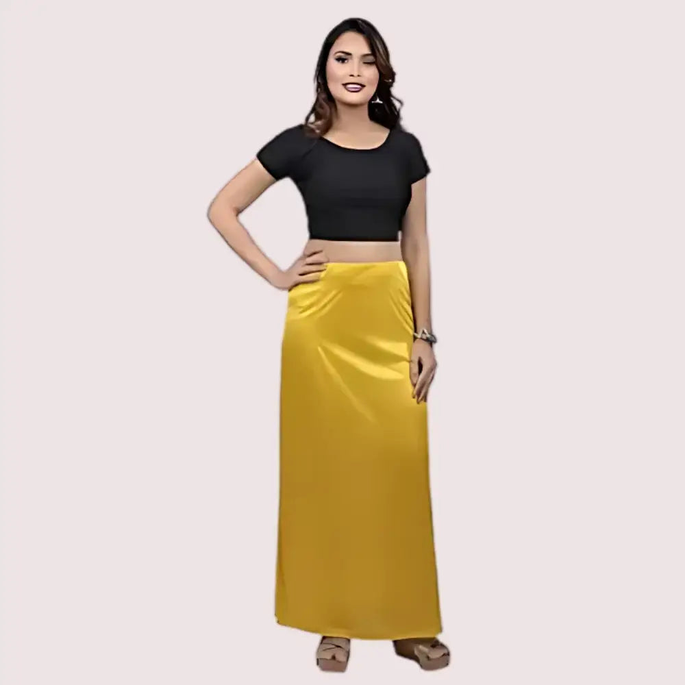 Silk Saree’s Slip Underskirt Indian Coating for Sari