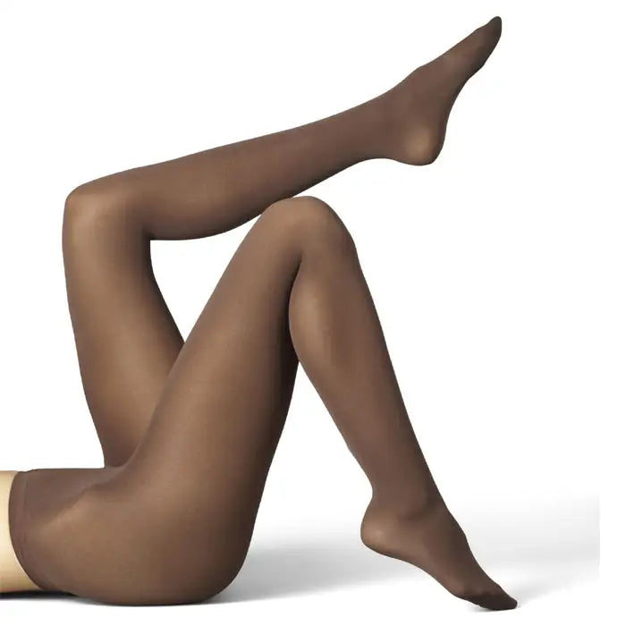 Silkies Women Absolutely Ultra Sheer Control Top Pantyhose pack of 2 - Brown / One Size