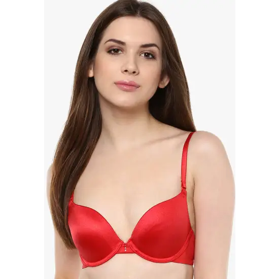 Smooth Sexy Hot Red Bridal Bra (Pk Of 2)