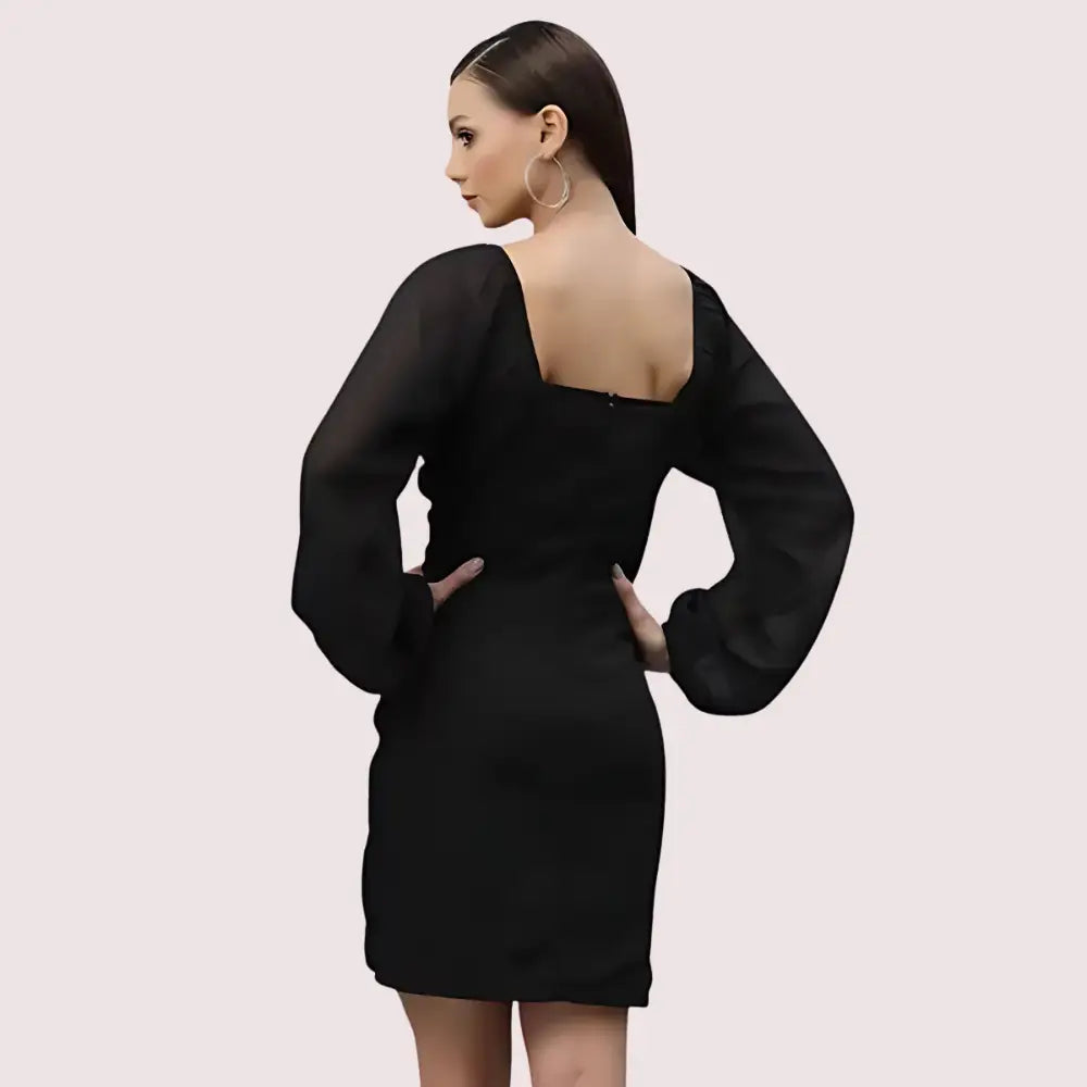 Stylish Black One-Piece Outfit for Women - XL / Dark Black