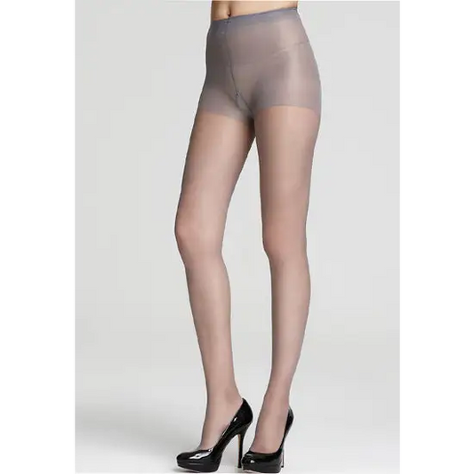 Sweet pepper 20 denier sheer women pantyhose pack of 2 - Grey / One Size