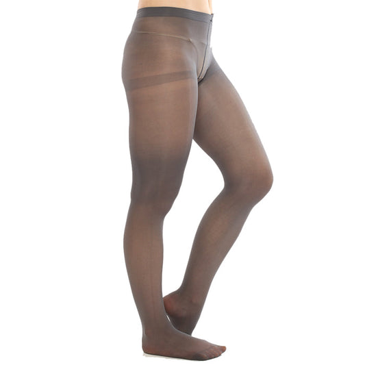 Sweet pepper 20 denier sheer women pantyhose pack of 2 - Grey / One Size