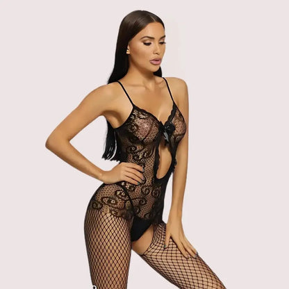Sweet Temptation Lace Bodystocking - Boldlior
