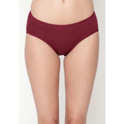 Comfy  Snazzy Way Women's Best Fitting Plus Size Maroon Cotton Panties(Pkt of 2)