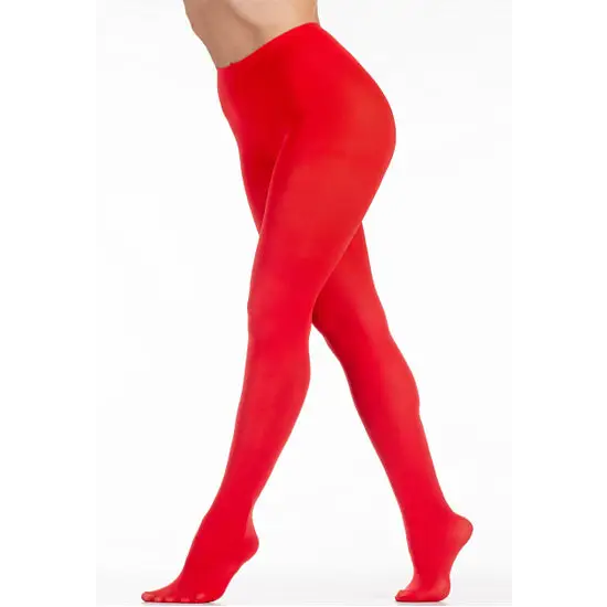 TOMKIND Red Tights - Stylish Women’s Legwear - Red / One Size
