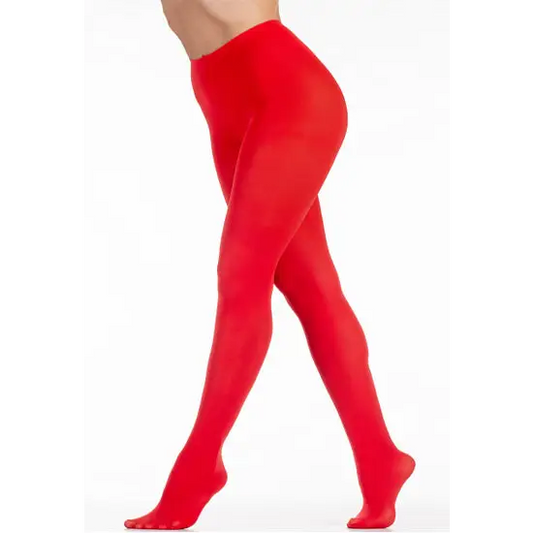 TOMKIND Red Tights - Stylish Women’s Legwear - Red / One Size