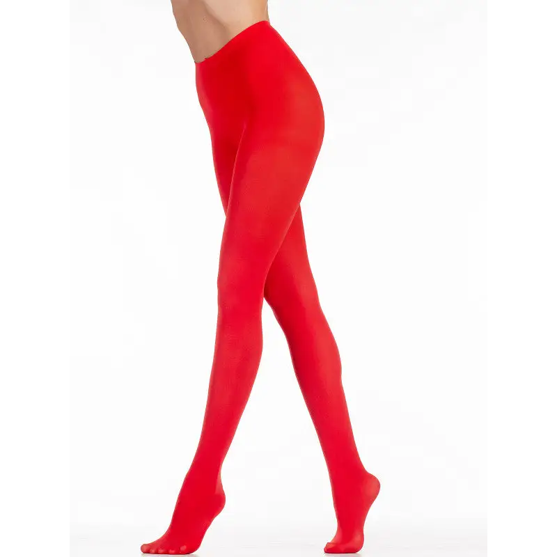 TOMKIND Red Tights - Stylish Women’s Legwear - Red / One Size