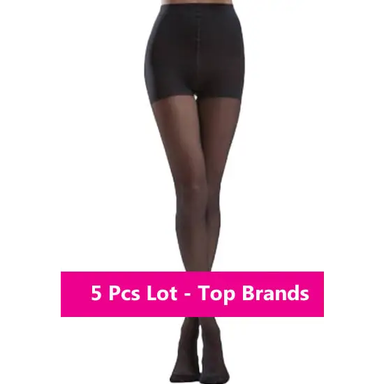 Top brands pantyhose Lot of 5 - Assorted / One Size