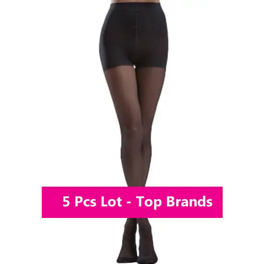 Top brands pantyhose Lot of 5 - Assorted / One Size