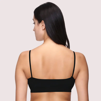 Chic & Flirty Thin Straps Sports Bra- Pack of 3 Snazzyway