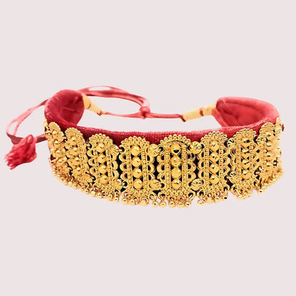Uttarakhandi Guloband Classic Garhwali Jewelry for Women - Golden