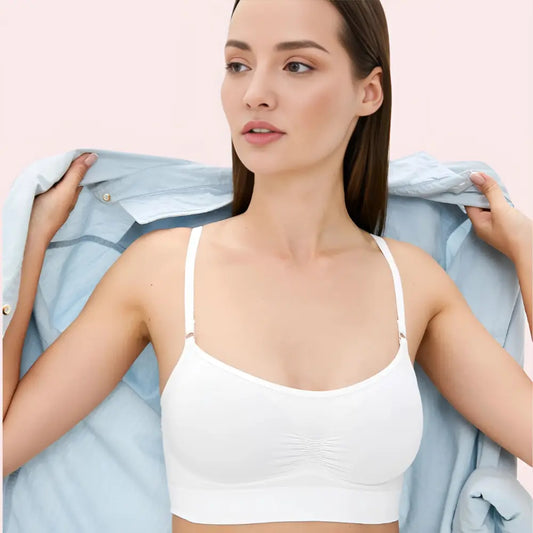 3-Pack Stylish Stretchable Sports Bras for Girls Snazzyway