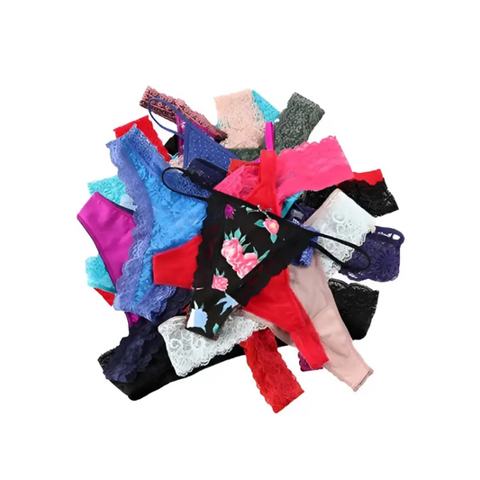 Variety panties thong pack assorted 6 pack