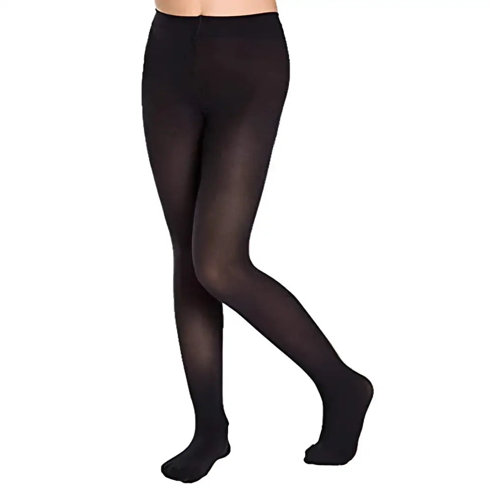 White black pantyhose soft seam women tights pack of 2 - Black & White / One Size