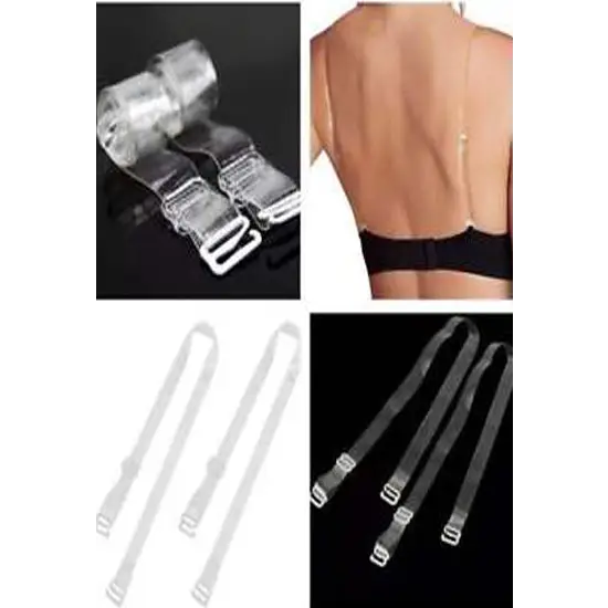 ’White’ Transparent Strap Bra