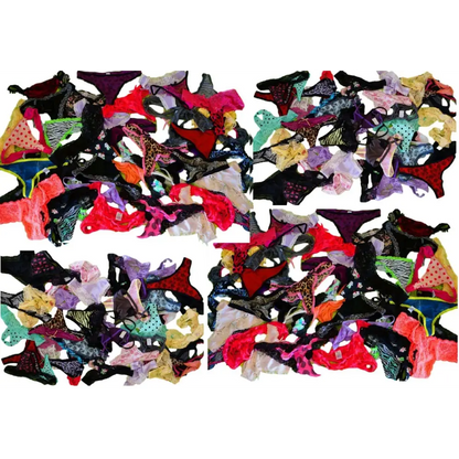 Wholesale 50 Womens Assorted Designs Thongs G-Strings - Assorted