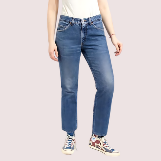 Women’s 90s Blue Denim Straight Leg Jeans
