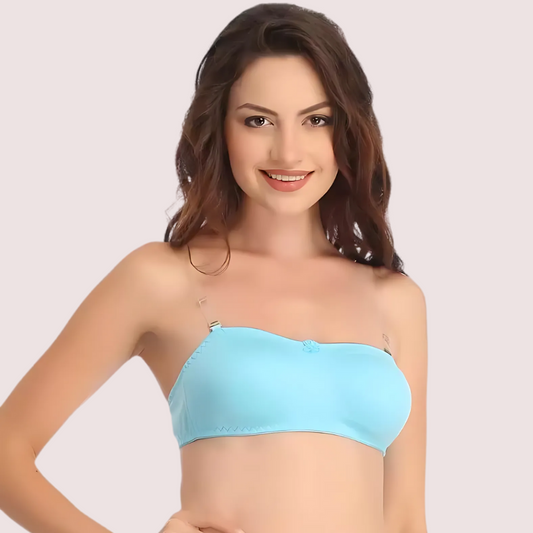 Women’s Comfy Wirefree Micro Touch Stretch Tube Bra