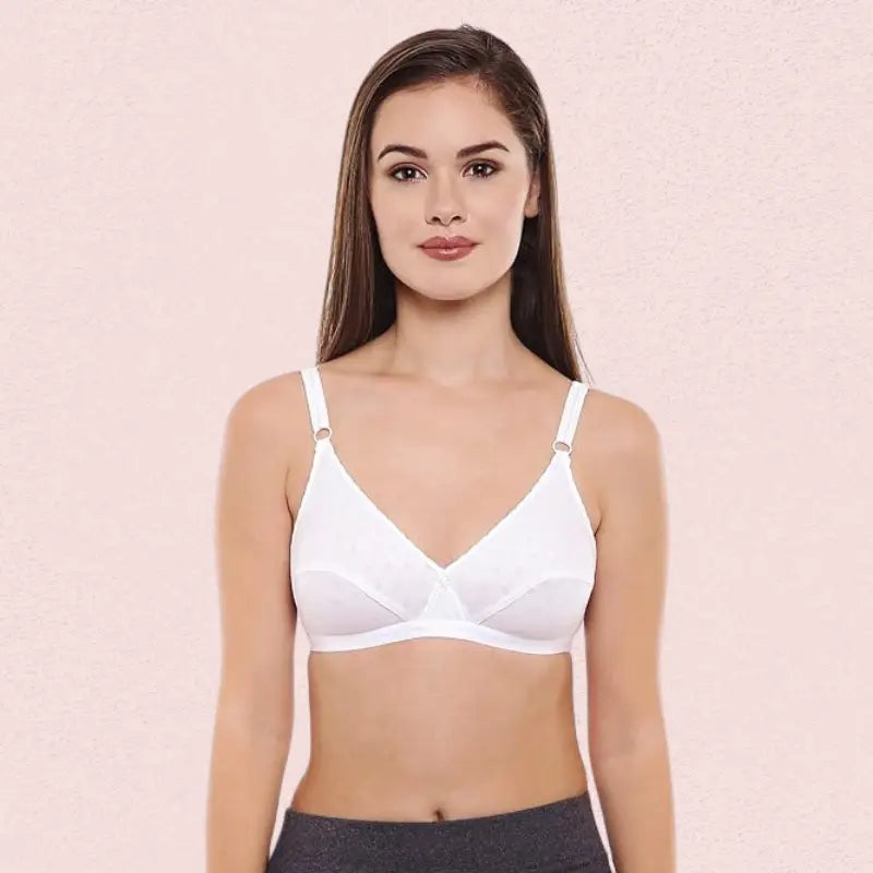 Women’s Cotton Classic Regular Bra – Pack of 2