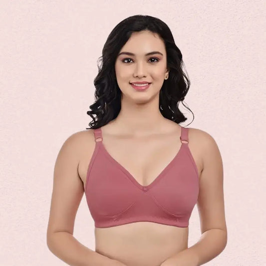 Women’s Cotton Non-Padded Wire-Free Bra Pack of 3