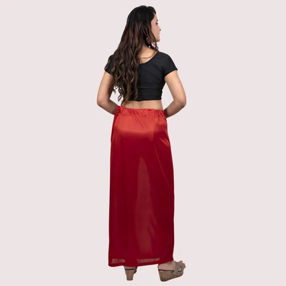 Women’s Glimmering silk Stretchable Underskirt for Sarees