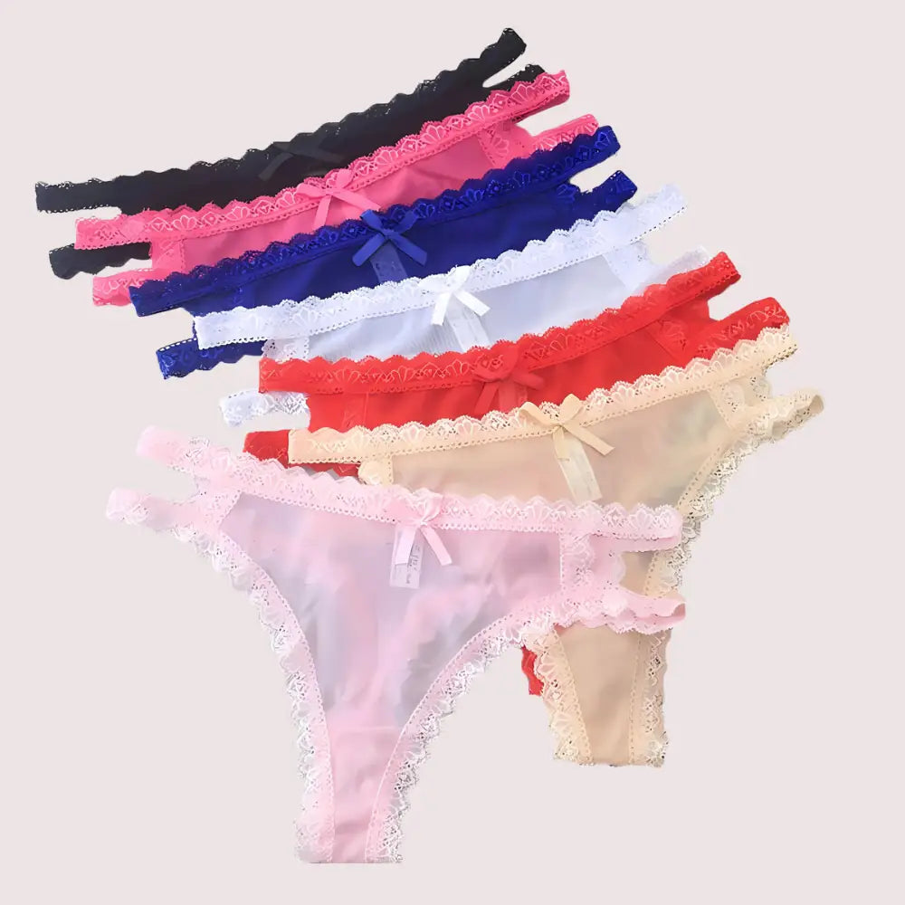 Women’s Hollow Lace Thongs Brief Underwear