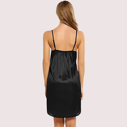 Women’s Knee-Length Satin Nightdress