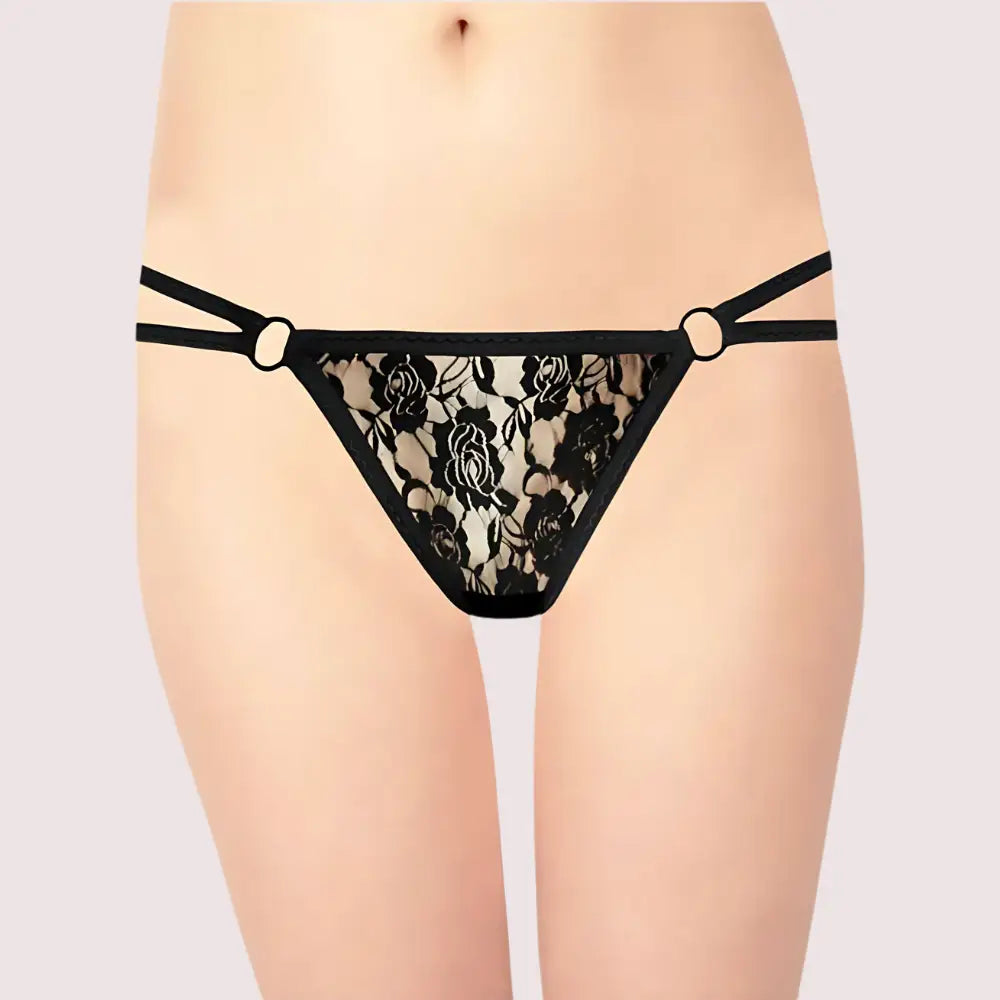 Women’s Lace G String & Thong Panties (Pack of 2)