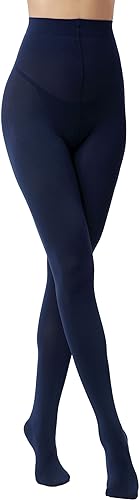 Women’s Navy Blue Opaque Tights - Navy Blue / One Size