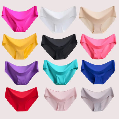 Women’s Solid Color Seamless Boyshorts 6pack