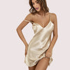 Women&#39;s Sexy Silk Satin Sleepwear Dress - Boldlior
