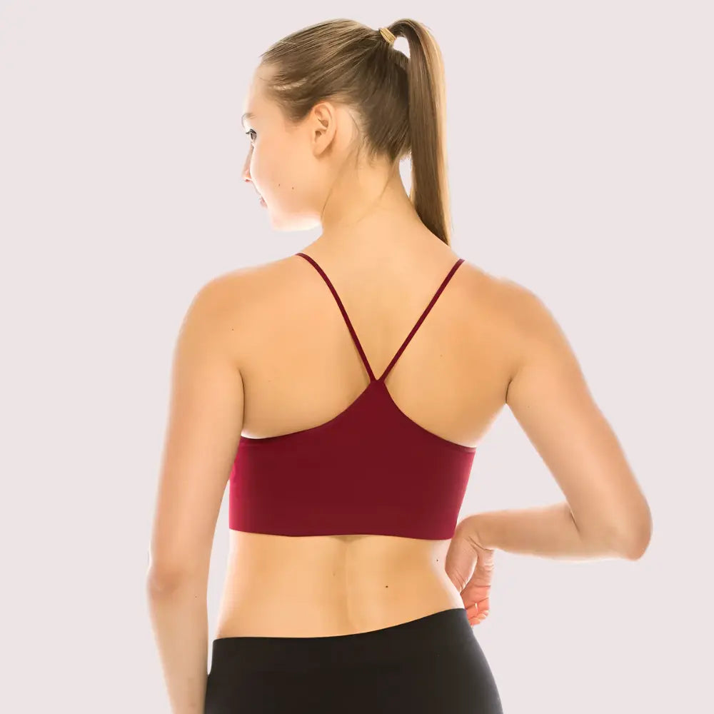 Luxurious Lightweight Criss Cross Sports Bra Pack of 2 Snazzyway