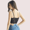 2 pack french fashion padded lace bralette - Boldlior