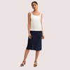 Elegant Lace Trimmed Silk Camisole Top - Boldlior