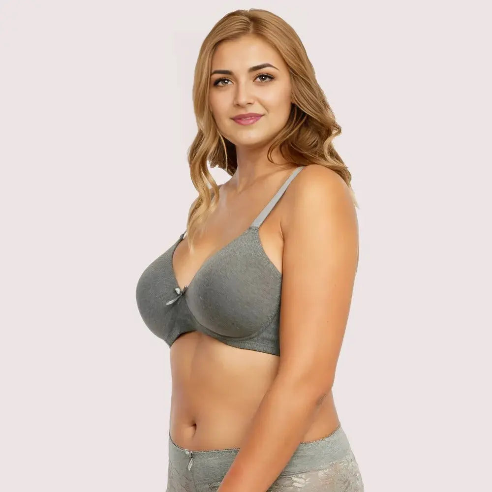 2 Pack No Wire Full Cup Light Padded bra Snazzyway